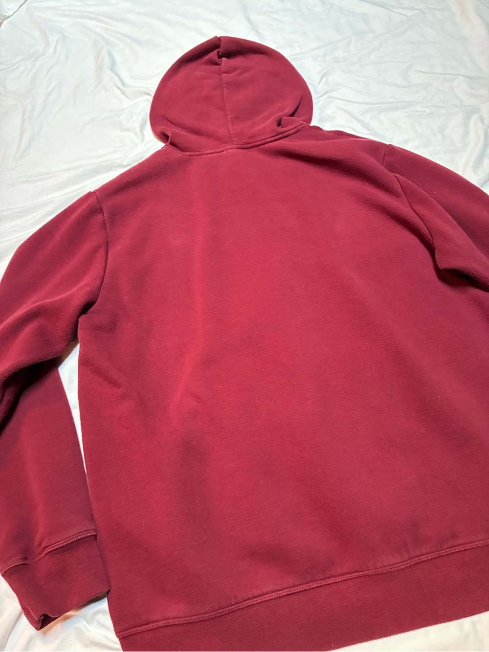 Reebok Men's Burgundy Maroon Pullover Hoodie Size XL - Picture 12 of 12